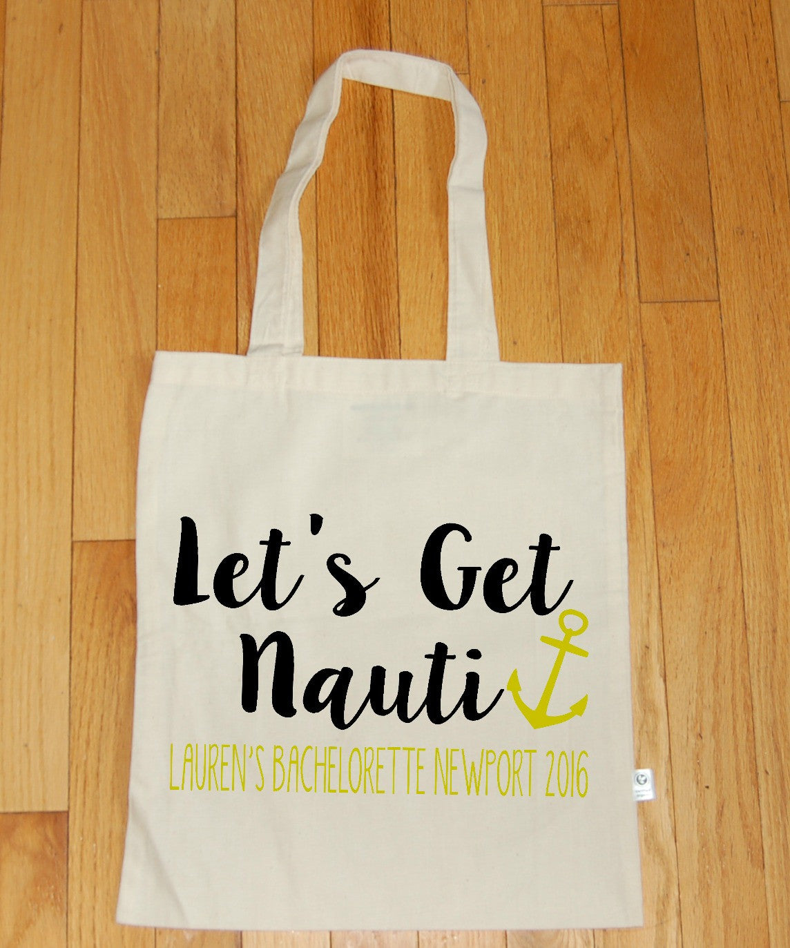 Let's Get Nauti Nautical Bachelorette Party Tote Bag - Be Vocal Designs