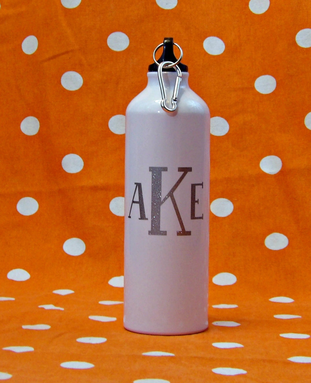 Personalized Monogram Aluminum Water Bottle - Be Vocal Designs