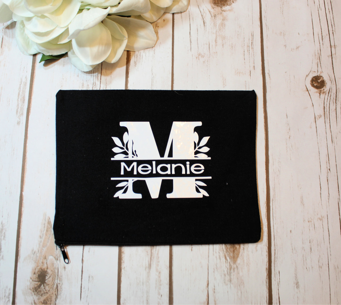 Personalized Cotton Canvas Make Up Bag freeshipping - Be Vocal Designs