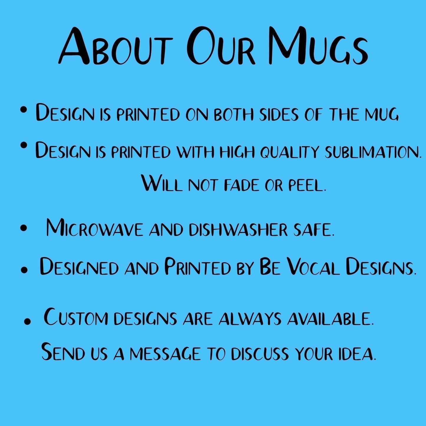 Personalized  Ceramic Mug freeshipping - Be Vocal Designs