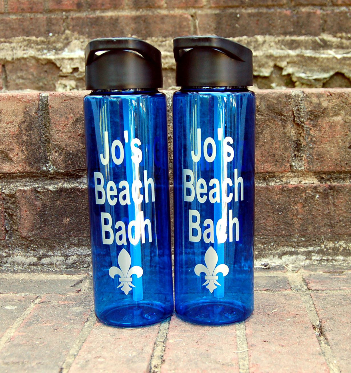 New Orleans Bachelorette Plastic Water Bottle - Be Vocal Designs