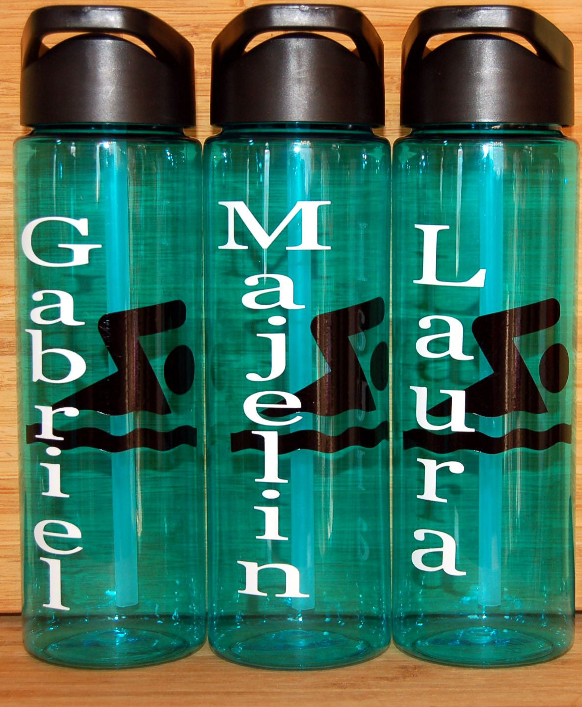 Personalized Sports Plastic Water Bottle - Be Vocal Designs