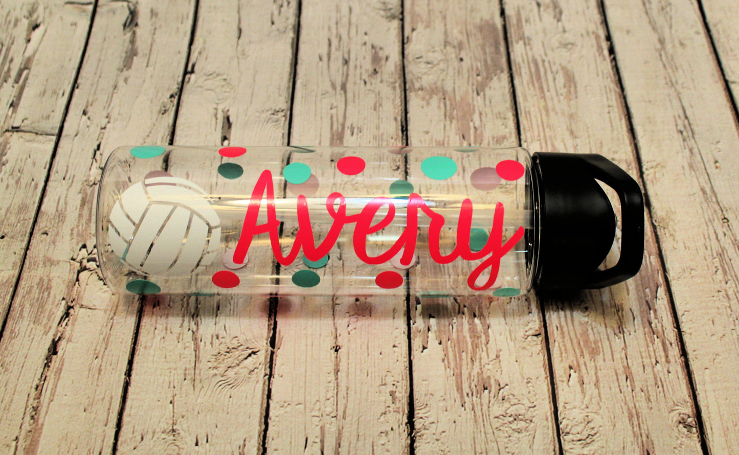 Personalized Sports Plastic Water Bottle freeshipping - Be Vocal Designs