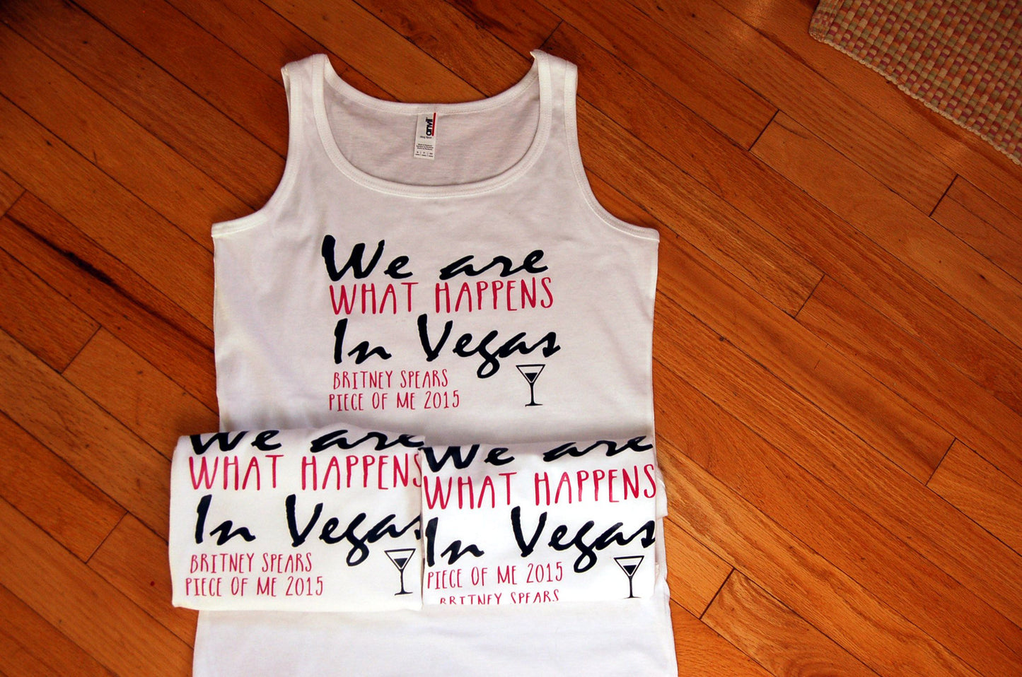 We Are What Happens in Vegas Tank - Be Vocal Designs